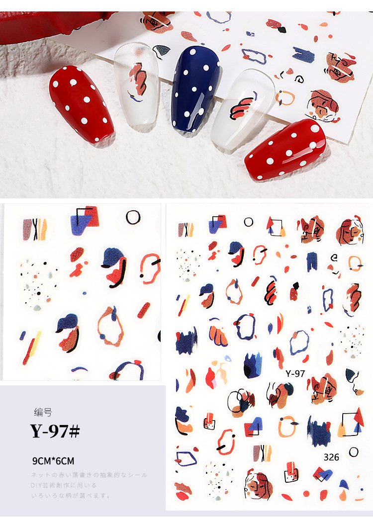 nail art sticker, sticker for nail art, nail design ,nail accessories