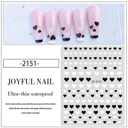 Heart Nail Art Sticker