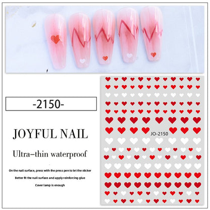 Heart Nail Art Sticker