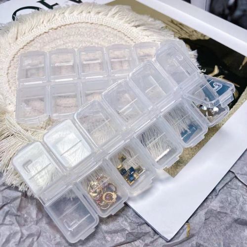 nail crystal storage box, nail accessories storage box, storage case, nail supply Canada