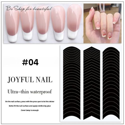 nail art sticker, French nail art sticker, French  Line nail sticker, Nail Supply Canada