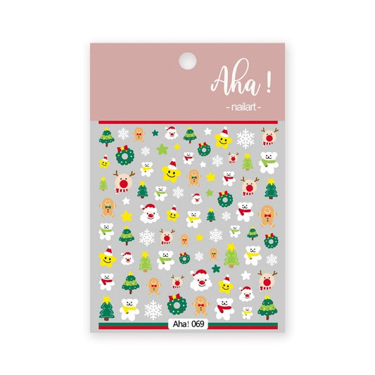 nail art sticker , Christmas theme nail art sticker, nail supply Canada