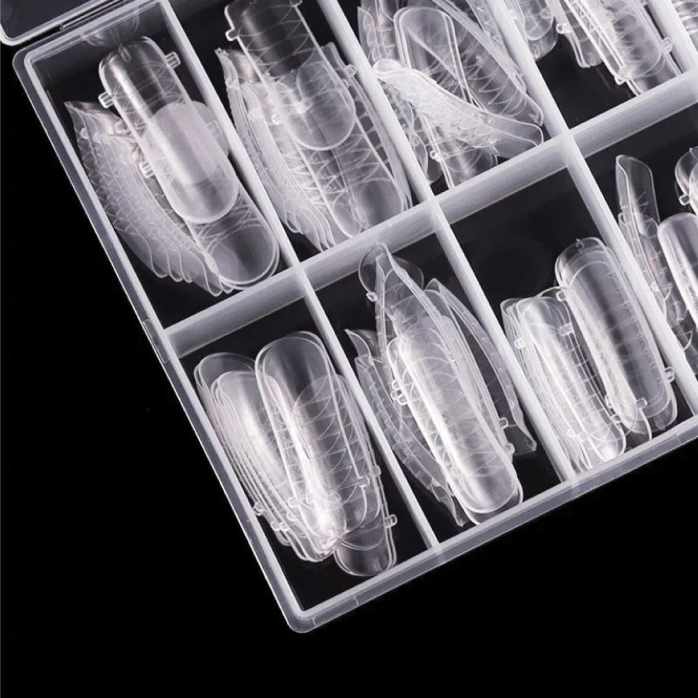 TOUCH Gel and Polygel Nail Forms Square, 120 pcs