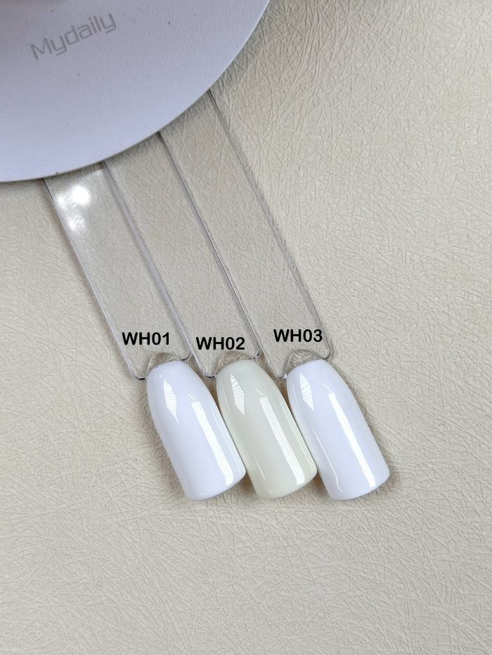 gel polish, white color gel polish, natural white, warm white, cool white color gel polish, nail supply Canada