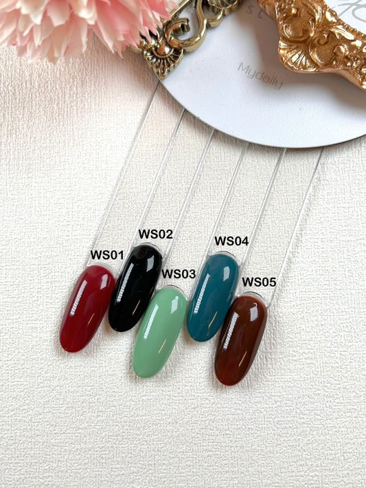 gel polish, gel nail polish, dark color, black, red , brown , green color gel polish, nail supply Canada