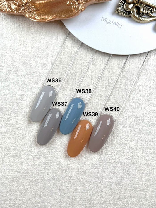 Gel nail polish, gel color, grey tones color gel, fall color, warm color gel, nail supply Canada