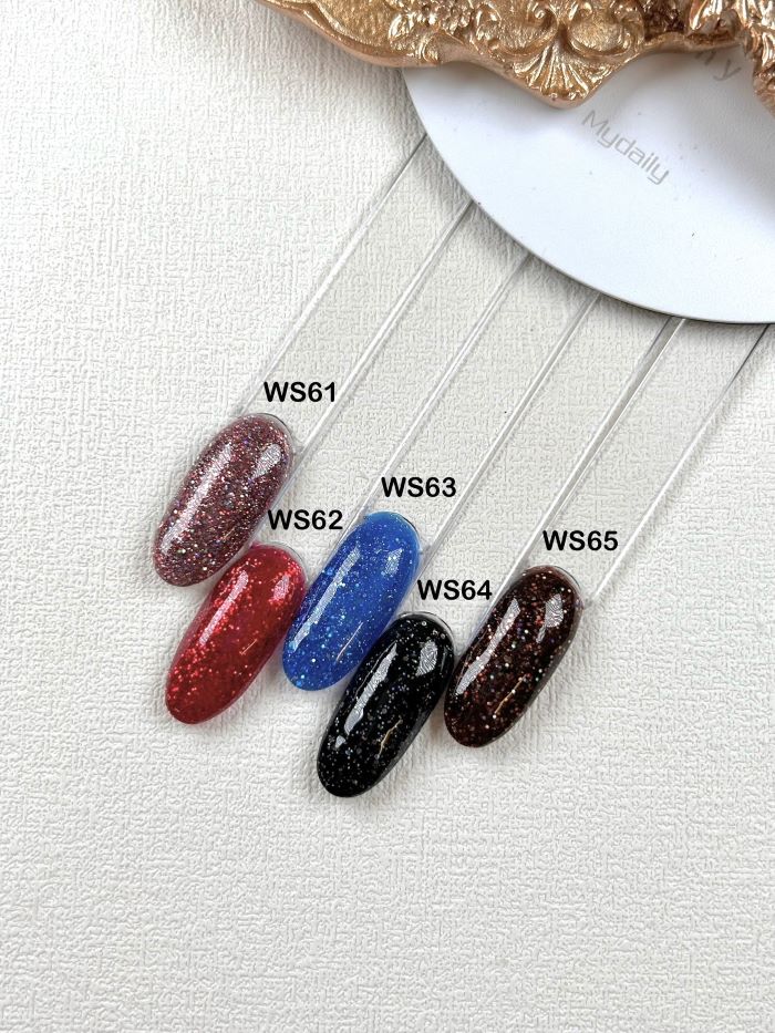 gel nail polish, gel polish, shiny diamond glitter gel color, dark shiny glitter gel polish, nail supply canada