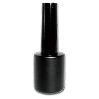 black bottle for nail gel storage'