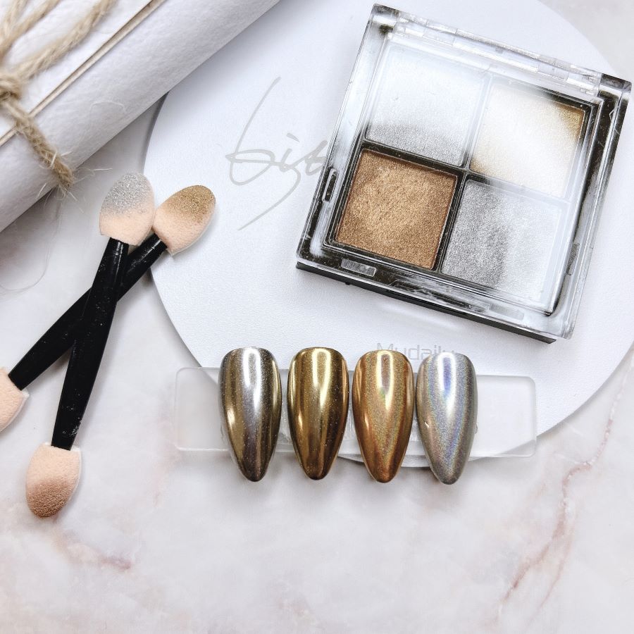 mirror powder, silver, gold, light gold, champagne gold mirror powder